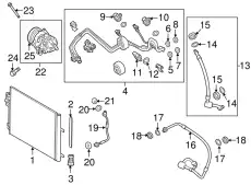  LR002719 КОЛЬЦО УПЛОТНИТЕЛЬНОЕ/O RING (ORG) LAND ROVER