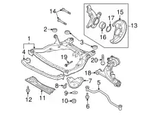 Рычаг подвески MAZDA TE6934350