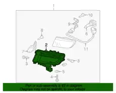  РАМКА ПРОТИВОТУМАННОЙ ФАРЫ ЛЕВАЯ (4S/06 BS4N51678C MAZDA