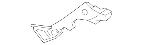 Кронштейн крепления бампера (6f954dcd70) BCW8502H1D MAZDA