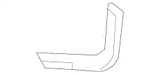 кронштейн бампера заднего левый!\ Mazda EG21502J1D