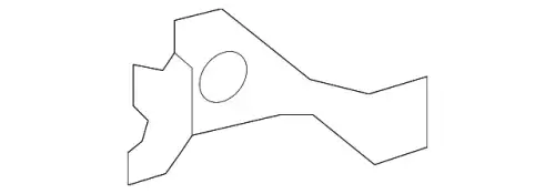 КРОНШТЕЙН БАМПЕРА BAN6500U1C MAZDA