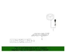  ПИСТОН КРЕПЕЖНЫЙ LA0151958 MAZDA
