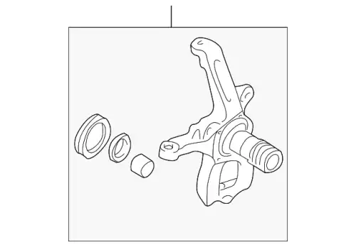 Кулак поворотный MITSUBISHI MR113895