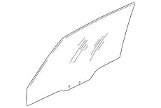 Стекло передн двери лев MR436973 MITSUBISHI