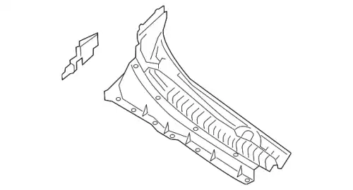 Решетка бампера MITSUBISHI 7405A436