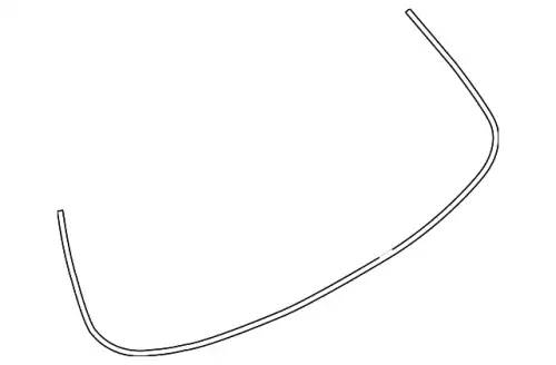  УПЛОТНИТЕЛЬ СТЕКЛА БАГАЖНОЙ ДВЕPИ 5805A231 MITSUBISHI