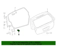 Ограничитель открывания двери авто MITSUBISHI MB270607