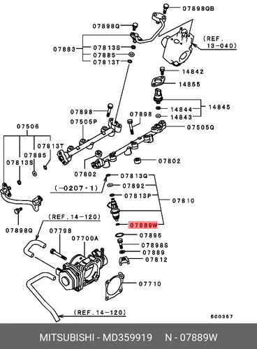 MD359919 ШАЙБА MITSUBISHI