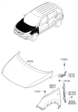 ПЕТЛЯ КАПОТА ПРАВАЯ 791203W000 MOBIS