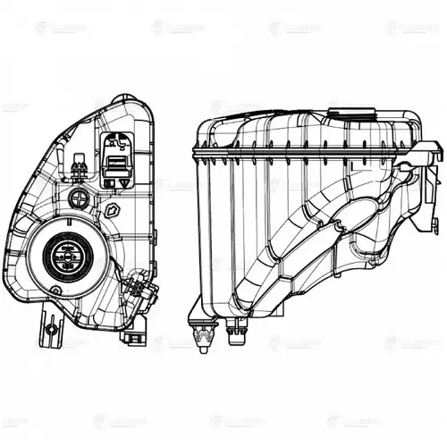 Расширительный бачок LUZAR LET 2617