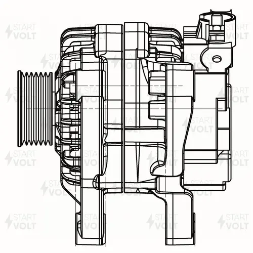 Генератор СТАРТВОЛЬТ LG 2009