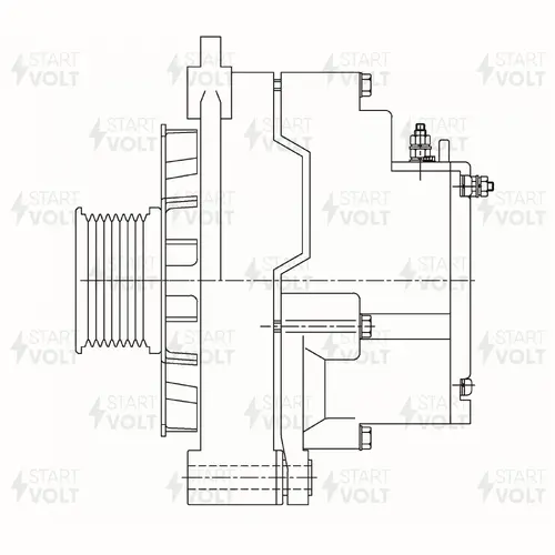 Генератор СТАРТВОЛЬТ LG 3085