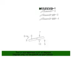 Эмблема HYUNDAI Accent 8632122000DT MOBIS