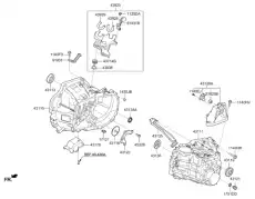 HYUNDAI/KIA УПЛОТНИТЕЛЬНОЕ КОЛЬЦО РАЗДАТОЧНОЙ КОРОБКИ 4313439011 MOBIS