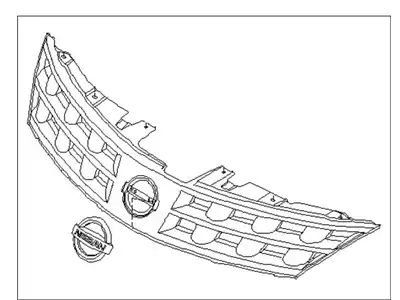 Решетка радиатора NISSAN 62310CA00A