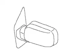 Зеркало левое 96302ZC60A NISSAN