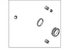 Тормозные колодки дисковые NISSAN 411202Y028