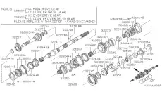 Подшипник кпп 3227386W70 NISSAN