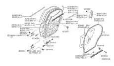  ПЕТЛЯ ДВЕРИ / H 80401ZP80A NISSAN