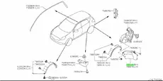 Подкрылок NISSAN 78818JD00A