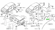 Подкрылок NISSAN 78818JD00A