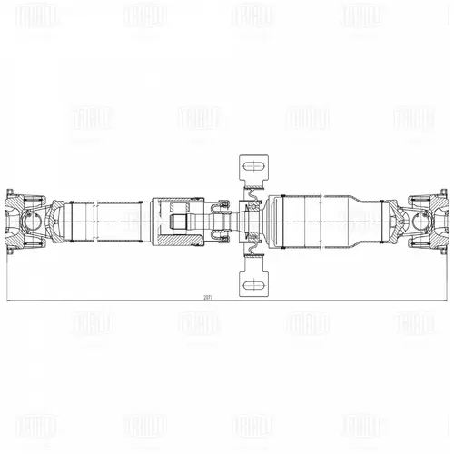 Карданный вал TRIALLI CD 2100