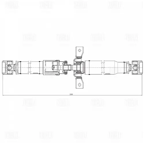 Карданный вал TRIALLI CD 2500