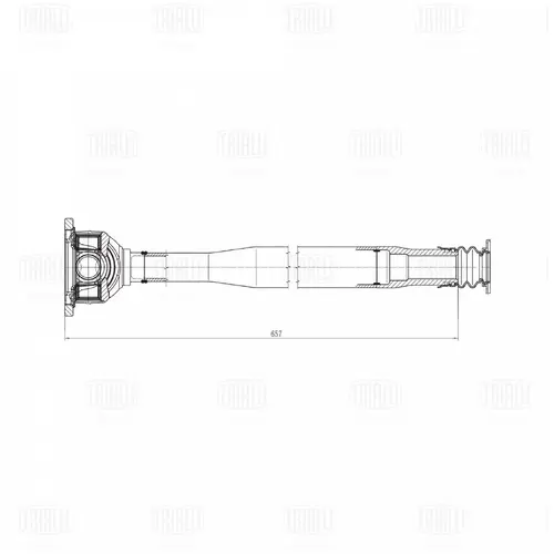 Карданный вал TRIALLI CD 3103
