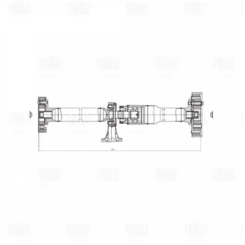 Карданный вал TRIALLI CD 4115