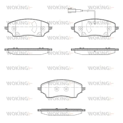 Автозапчасть P2133301 WOKING