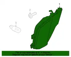  УКАЗАТЕЛЬ ПОВОРОТА 95563103401 PORSCHE