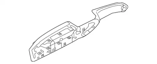 Ручка двери PORSCHE 958555099015Q0