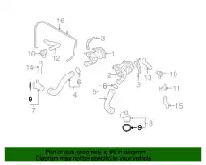 Кольцо уплотнительное автомобильное PORSCHE 95511072200