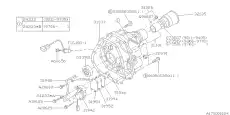 Клапан коробки переключения передач (КПП) SUBARU 31942AA090