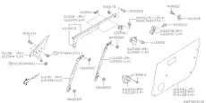  ФИКСАТОР ОПУСКНОГО СТЕКЛА (SUBARU) 62304FC000