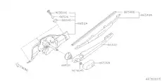 ЗАГЛУШКА ПОВОДКА 86538AG010 SUBARU