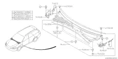  КЛИПСА КРЕПЕЖНАЯ 909130100 SUBARU