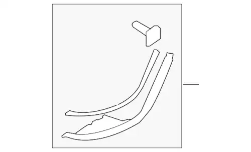 НАКЛАДКА 7187080J005PK SUZUKI