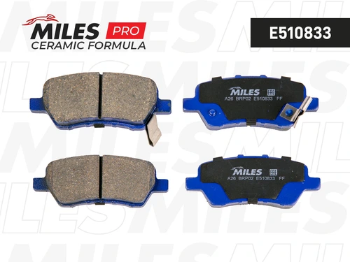 Тормозные колодки дисковые MILES E510833