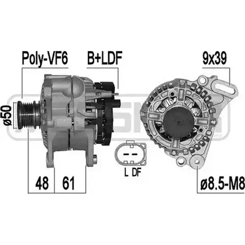 генератор \VAG 209379 MESSMER