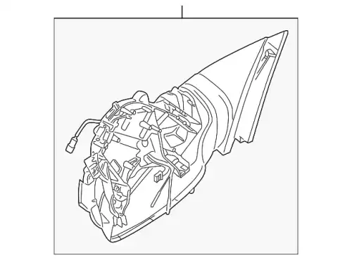(VW), КОРПУС ЗЕРКАЛА 7L6857508GA9B9 VAG