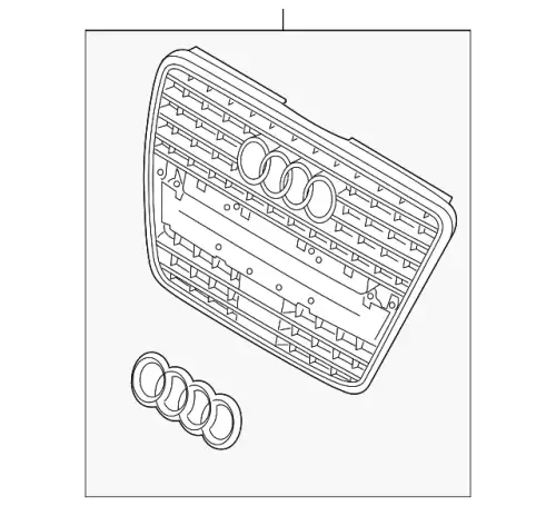 Решетка радиатора VAG 4L0853651HT94