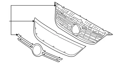 Решетка радиатора VAG 5N0853651C2ZZ