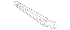 7L5955408G РЫЧАГ ЩЕТКИ СТЕКЛООЧИСТИТЕЛЯ VAG