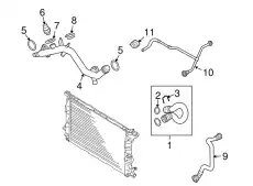  (AUDI), ШЛАНГ 8R0121109J VAG