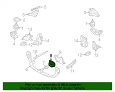  8D0199335P ОТБОЙНИК АМОРТИЗАТОРА VAG