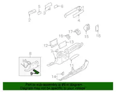 РУКОЯТКА 7L6711878F VAG