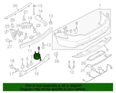 ОПОРНАЯ ДЕТАЛЬ 4F0807381 VAG