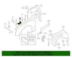  (8 гр.), (AUDI), Кронштейн 8T0821467A VAG